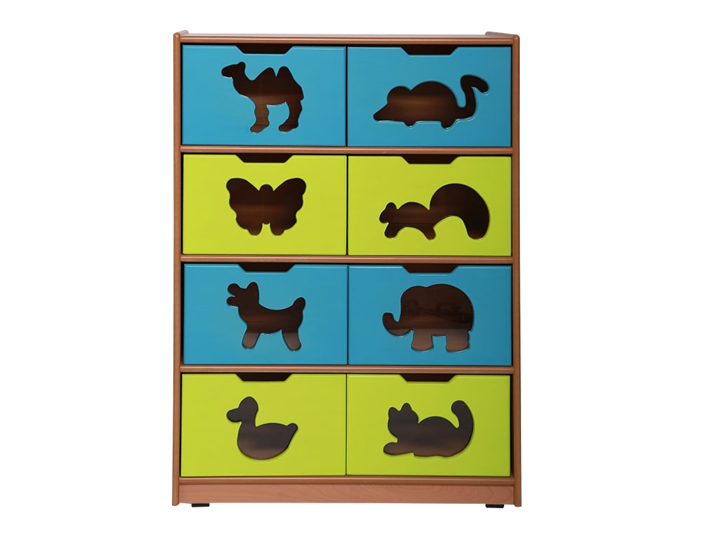 ΠΑΙΧΝΙΔΟΘΗΚΗ ΜΕ 8 ΚΟΥΤΙΑ ΧΡΩΜΑΤΙΣΤΗ