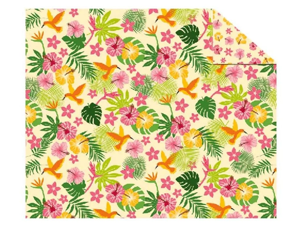 ΧΑΡΤΟΝΙ TROPICAL ΛΟΥΛΟΥΔΙΑ  49.5X68 εκ.