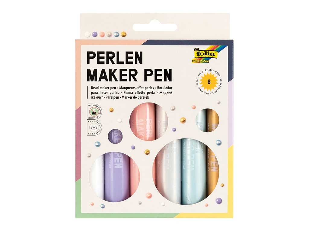 ΣΕΤ ΜΑΡΚΑΔΟΡΟΙ ΠΕΡΛΑΣ PASTEL METALLIC 6 τεμ.