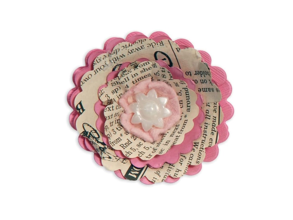 ΠΑΤΡΟΝ SIZZIX BIGZ DIE ΛΟΥΛΟΥΔΙ ΚΥΜΑΤΙΣΤΟ