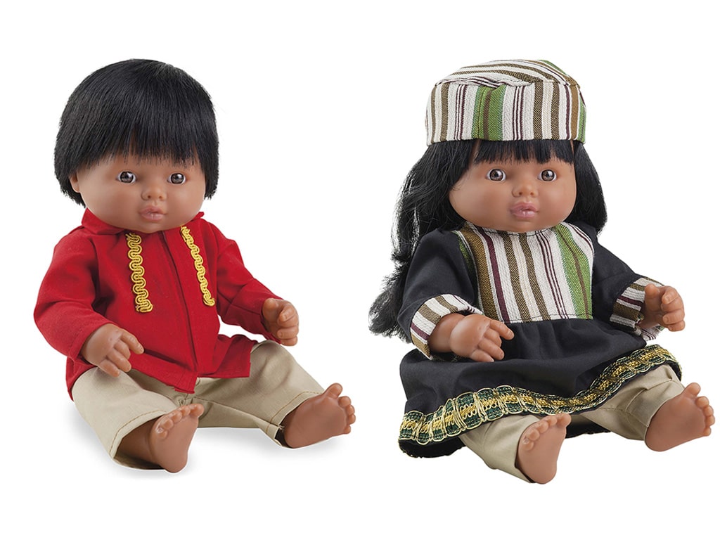 ΚΟΥΚΛΕΣ ΠΑΚΙΣΤΑΝΟΙ ΣΕΤ ΜΕ ΡΟΥΧΑ 2 τεμ. 30 εκ.