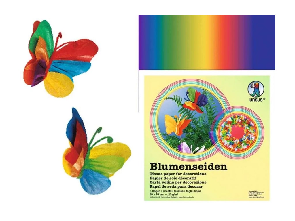 ΜΕΤΑΞΟΧΑΡΤΟ RAINBOW ΣΕΤ 5 τεμ.