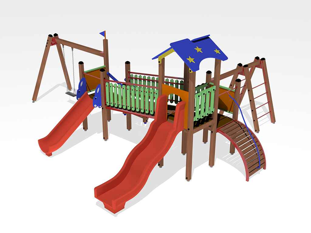 ΣΥΝΘΕΣΗ ΠΑΙΔΙΚΗΣ ΧΑΡΑΣ 795Χ670Χ320 εκ.