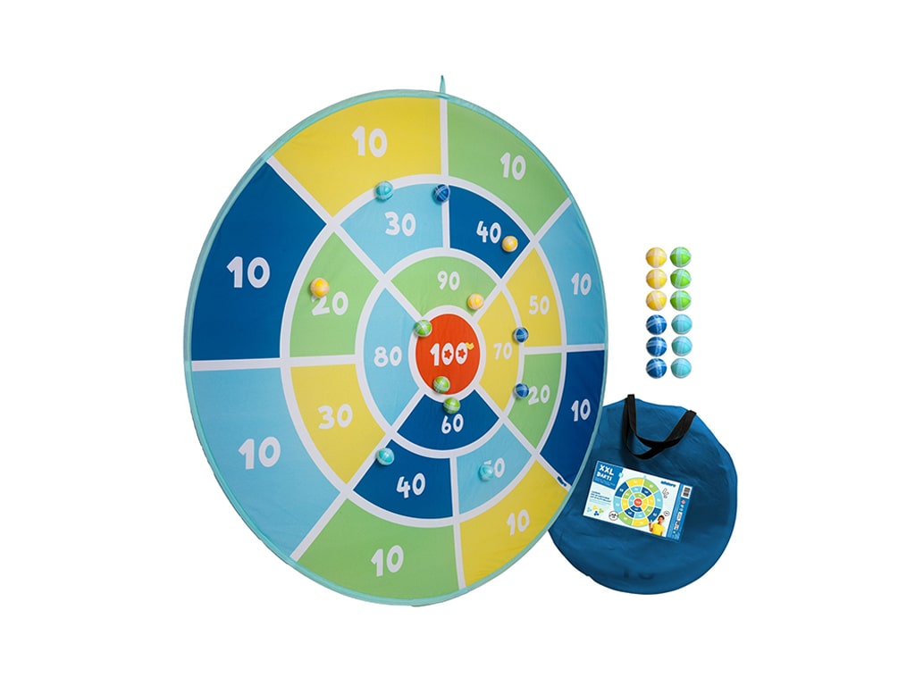 ΠΑΙΧΝΙΔΙ ΣΤΟΧΟΥ XXL ΜΕ ΜΠΑΛΕΣ Ø142 εκ. 13 τεμ.