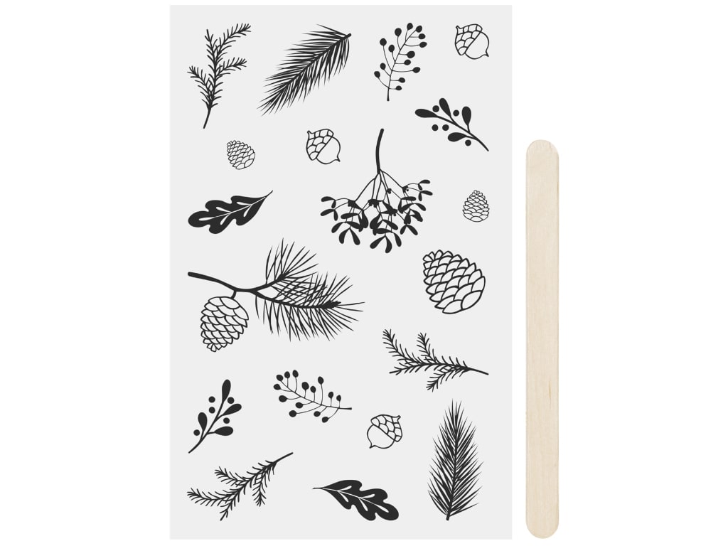 ΑΥΤΟΚΟΛΛΗΤΑ ΚΛΑΔΙΑ ΔΕΝΤΡΟΥ ΜΑΥΡΑ