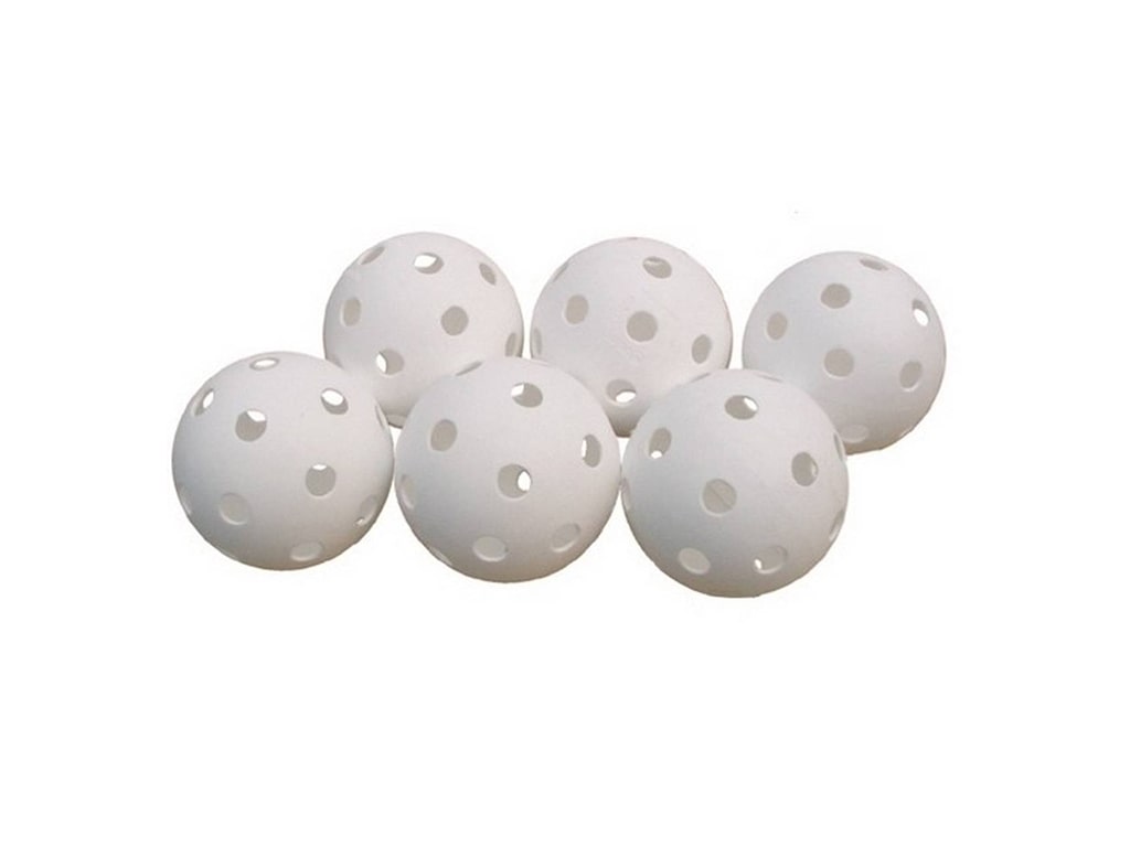 ΜΠΑΛΕΣ HOCKEY ΑΣΠΡΕΣ 6 τεμ