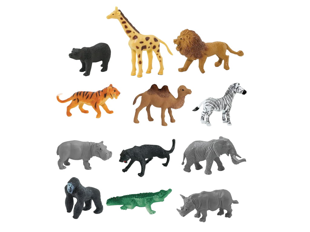 MINI ΦΙΓΟΥΡΕΣ "ΑΓΡΙΑ ΖΩΑ" 12 τεμ.