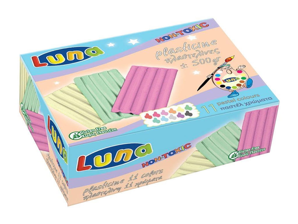 ΠΛΑΣΤΕΛΙΝΗ 11 ΧΡΩΜΑΤΑ ΠΑΣΤΕΛ 500 γρ.