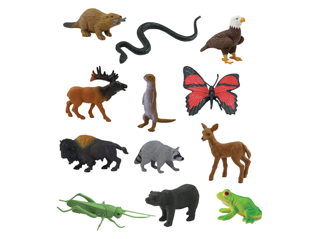 MINI ΦΙΓΟΥΡΕΣ "ΖΩΑ ΔΑΣΟΥΣ" 12 τεμ.