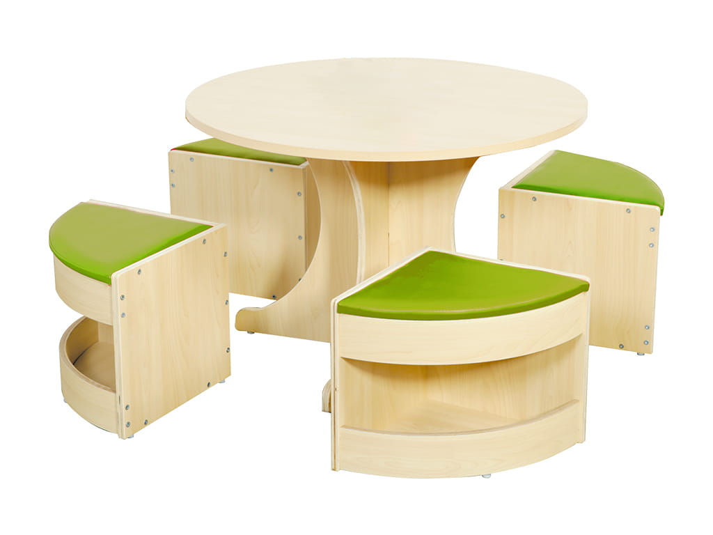 ΤΡΑΠΕΖΑΚΙ ΡΟΤΟΝΤΑ ΜΕ 4 ΣΚΑΜΠΟ Ø76Χ51 εκ.