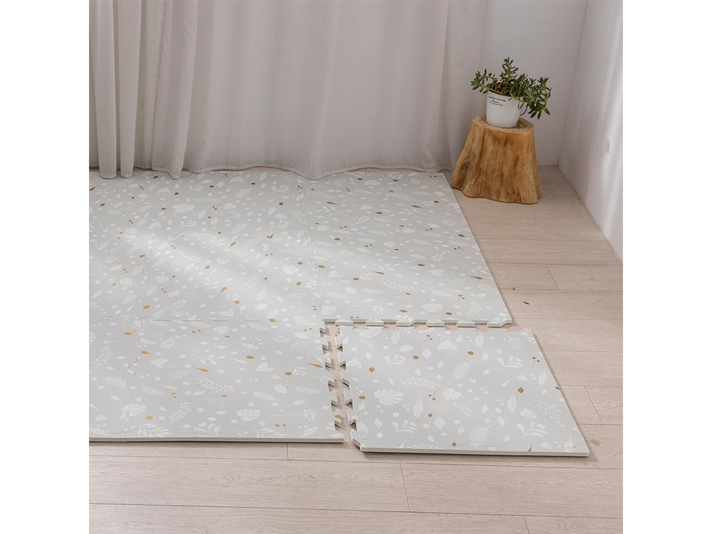 ΧΑΛΑΚΙ ΠΑΖΛ GARDEN ΑΦΡΩΔΕΣ ΓΚΡΙ 126Χ186Χ1,3 εκ. 6+4 τεμ.