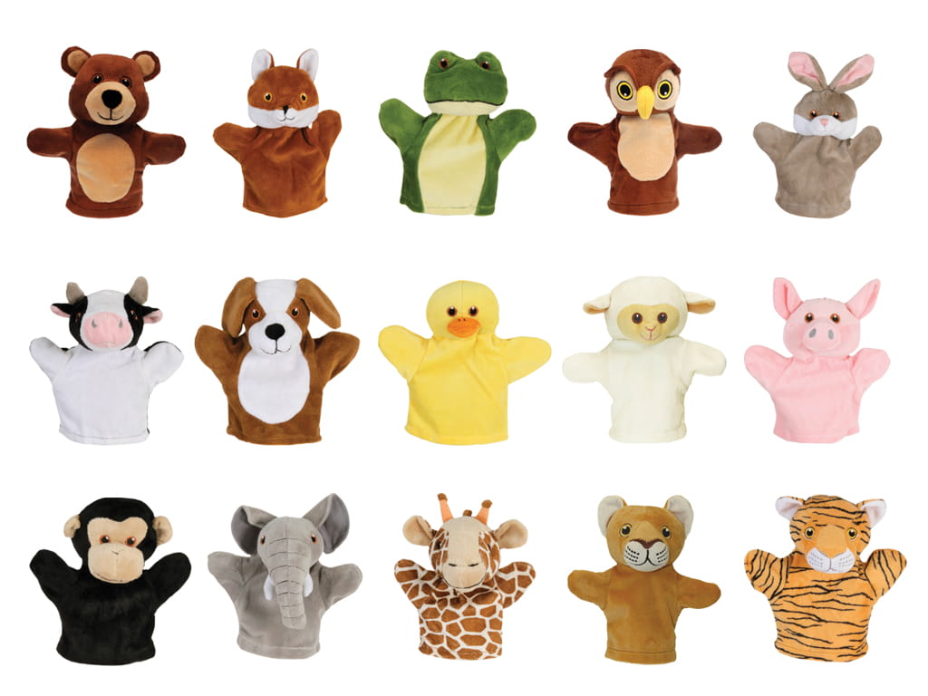 MEGA SET 15 ΓΑΝΤΟΚΟΥΚΛΕΣ ΖΩΑΚΙΑ