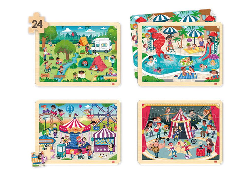 ΣΕΤ 4 ΠΑΖΛ ΚΟΙΝΩΝΙΚΗ ΖΩΗ 24 τεμ.