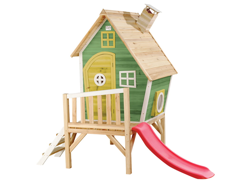 ΞΥΛΙΝΟ ΣΠΙΤΑΚΙ FANTASY ΠΡΑΣΙΝΟ 246X166X227 εκ.