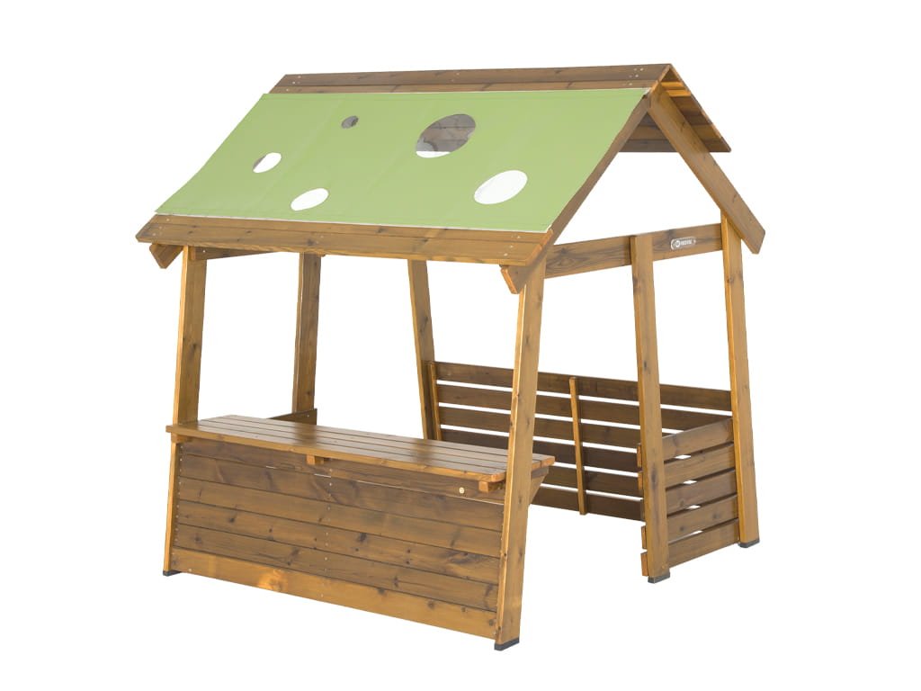 ΣΠΙΤΑΚΙ ΠΙΚ ΝΙΚ OUTDOOR ΞΥΛΙΝΟ 142Χ150Χ156 εκ.