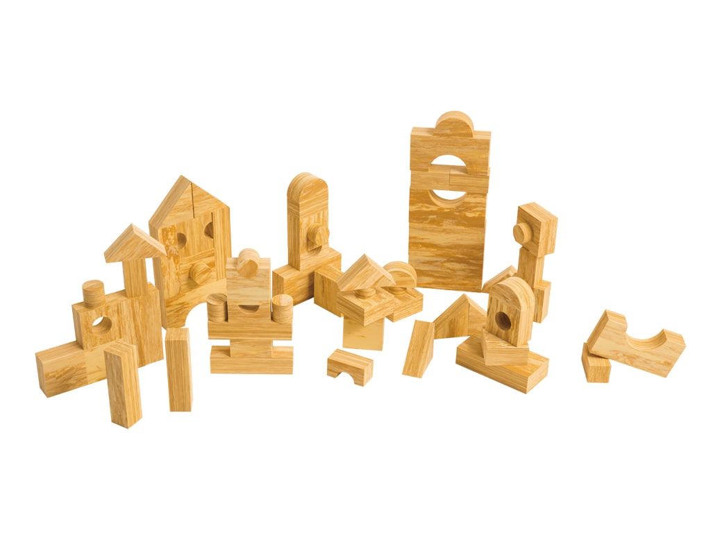 ΤΟΥΒΛΑΚΙΑ FOAM WOODEN 40 τεμ.