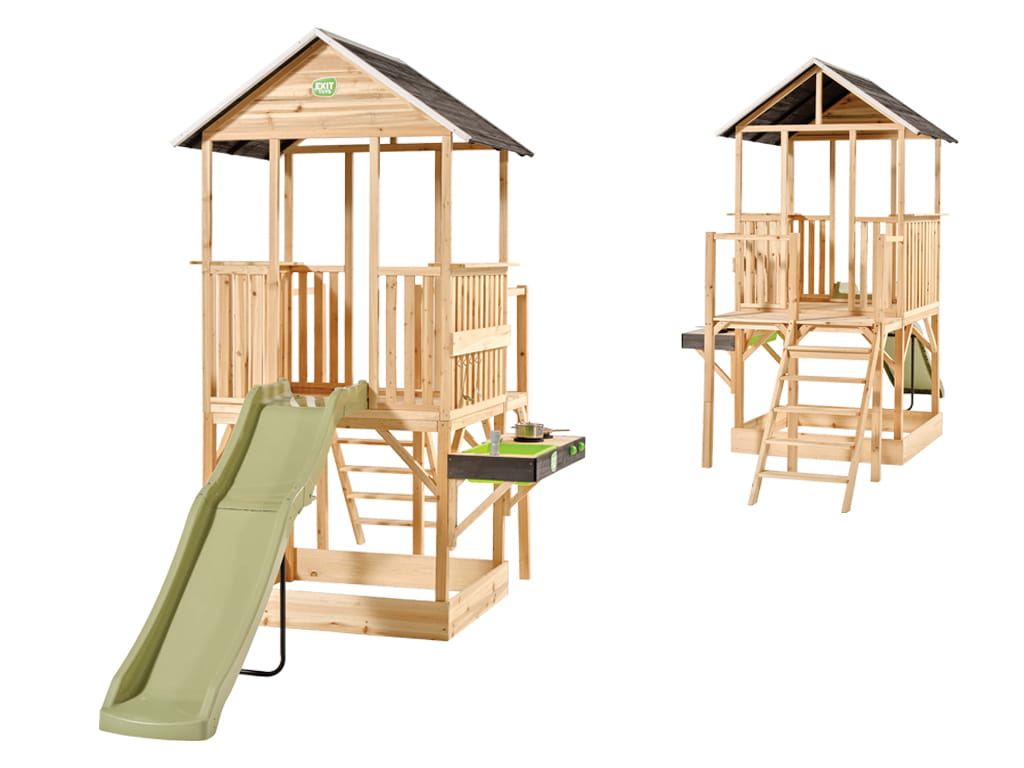 ΞΥΛΙΝΟ ΣΠΙΤΑΚΙ ΜΕ ΤΣΟΥΛΗΘΡΑ ΚΟΥΖΙΝΑ ΚΑΙ ΑΜΜΟΔΟΧΟ 347Χ146Χ230 εκ.