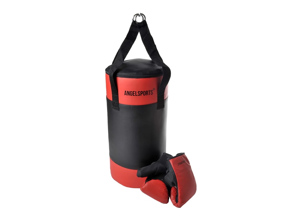 ΣΑΚΟΣ ΤΟΥ BOX ΜΕ ΓΑΝΤΙΑ ΓΙΑ ΠΑΙΔΙΑ ANGELSPORT 50 εκ.