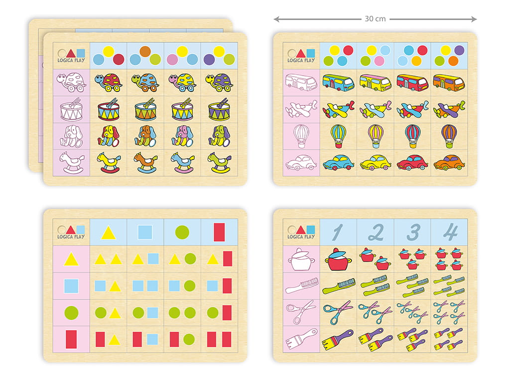 LOGIC GAME SET 2 (4 ΠΙΝΑΚΕΣ)