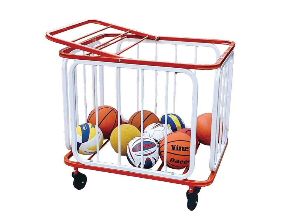 ΤΡΟΛΕΪ ΑΠΟΘΗΚΕΥΣΗΣ ΜΠΑΛΩΝ ΜΕΤΑΛΛΙΚΟ 94Χ76Χ81 εκ.