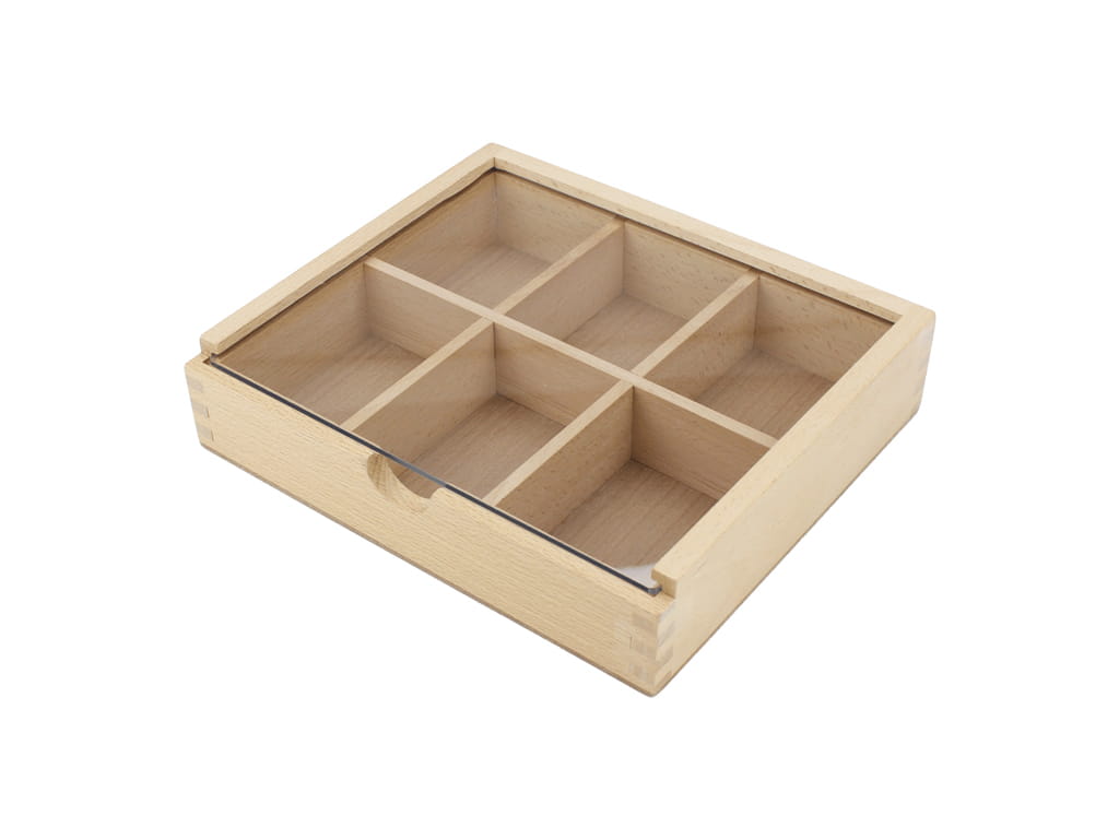 ΚΟΥΤΙ ΑΠΟΘΗΚΕΥΣΗΣ ΞΥΛΙΝΟ ΜΕ 6 ΧΩΡΙΣΜΑΤΑ