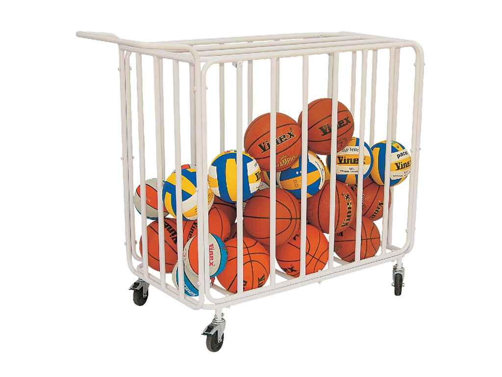 ΜΕΤΑΛΛΙΚΟ ΤΡΟΛΕΪ ΓΥΜΝΑΣΤΙΚΗΣ ΜΕ ΚΛΕΙΔΩΜΑ ΛΕΥΚΟ 110Χ60Χ95 εκ.