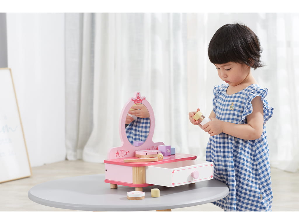 ΠΡΙΓΚΙΠΙΚΟΣ ΚΑΘΡΕΦΤΗΣ ΞΥΛΙΝΟΣ 30Χ18,5Χ32,5 εκ.