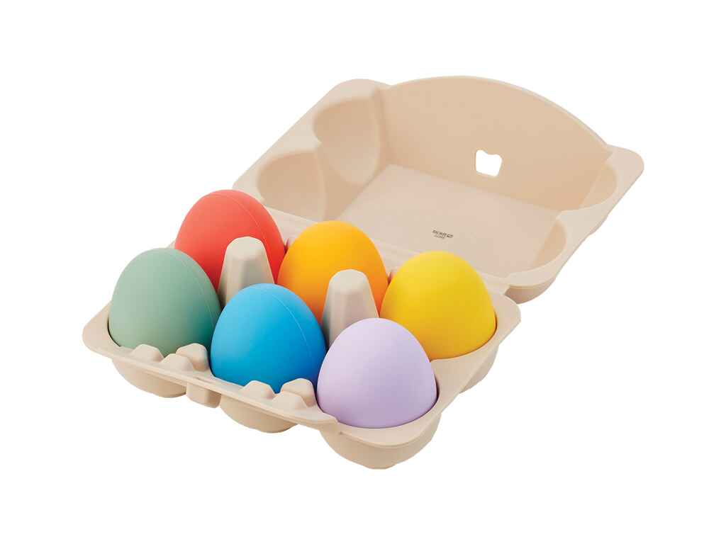 ΜΑΛΑΚΑ ΑΥΓΑ RAINBOW SENSORY 6 τεμ.