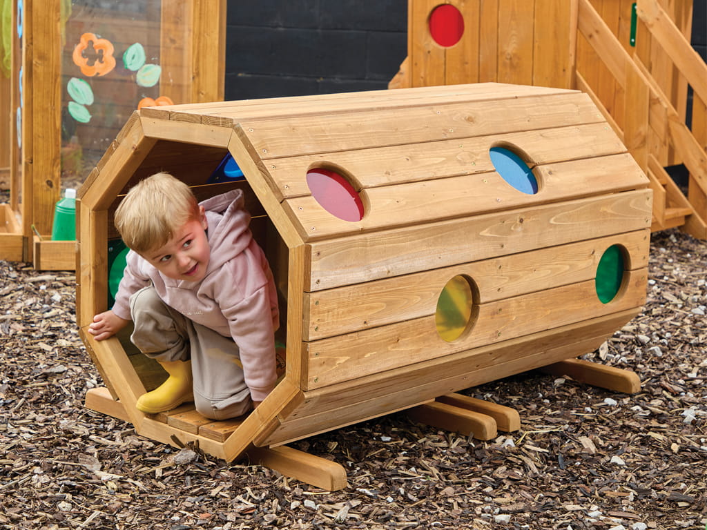 ΤΟΥΝΕΛ SENSORY COLOR ΟΚΤΑΓΩΝΟ ΞΥΛΙΝΟ 123Χ80Χ72 εκ.