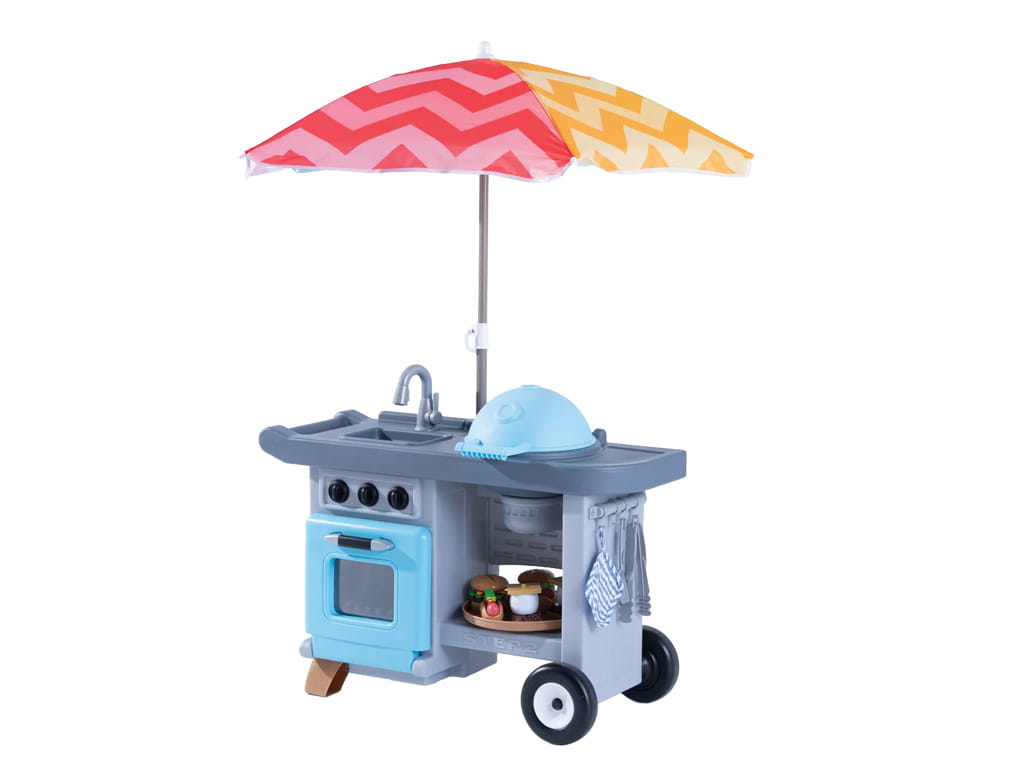 ΜΠΑΡΜΠΕΚΙΟΥ GRILL & GO ΜΕ ΟΜΠΡΕΛΑ STEP2