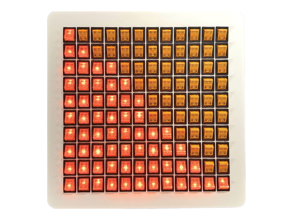 ΠΙΝΑΚΑΣ SENSORY ΜΕ ΔΙΑΚΟΠΤΕΣ ON/OFF LED 40X40X5 εκ.