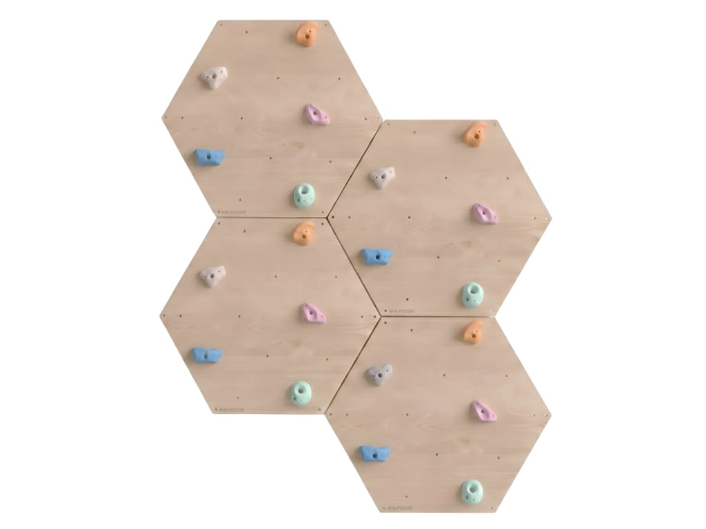ΤΟΙΧΟΣ ΑΝΑΡΡΙΧΗΣΗΣ HEXAGON 4 ΠΑΝΕΛ ΜΕ 20  ΒΡΑΧΑΚΙΑ
