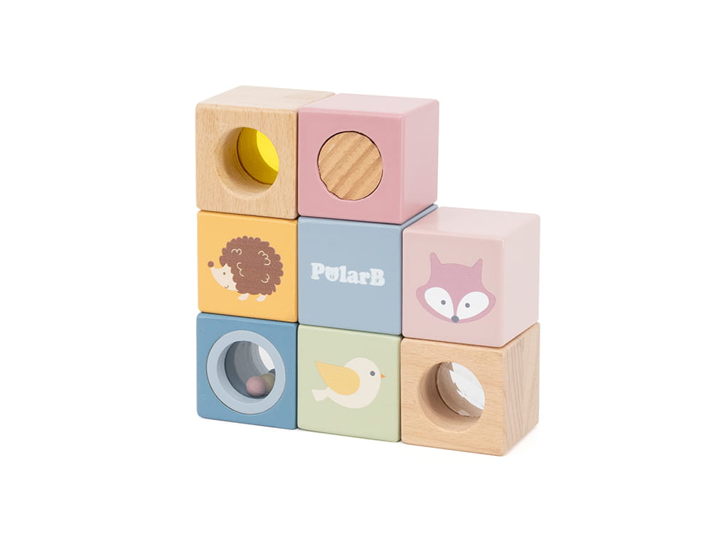 SENSORY BLOCKS ΞΥΛΙΝΑ PolarB 8 τεμ.