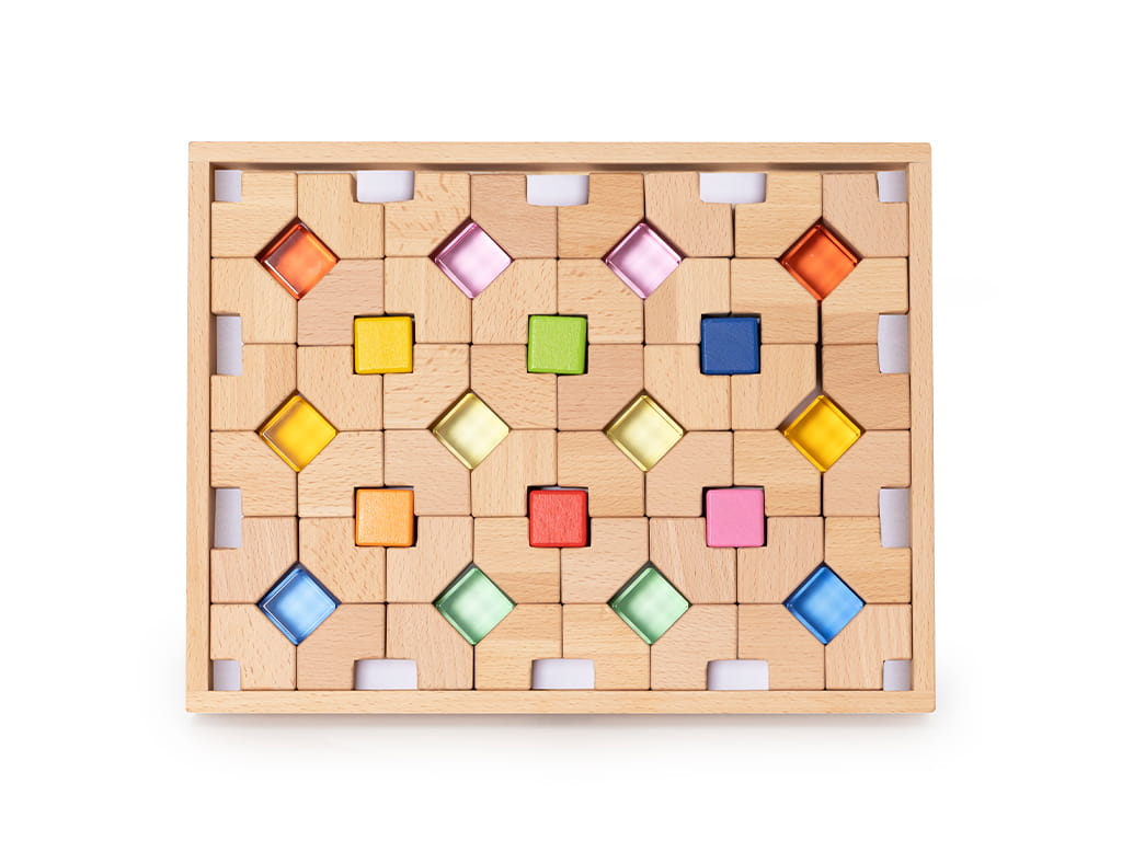 BLOCKS ΚΑΤΑΣΚΕΥΩΝ SENSORY ΞΥΛΙΝΑ 66 τεμ. BLOCKS ΚΑΤΑΣΚΕΥΩΝ SENSORY ΞΥΛΙΝΑ 66 τεμ.